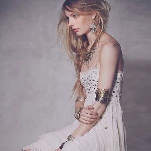 Free People Studded Lace Party Dress